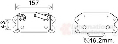 масляный радиатор, двигательное масло VAN WEZEL купить