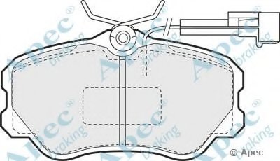 Комплект тормозных колодок, дисковый тормоз APEC braking купить