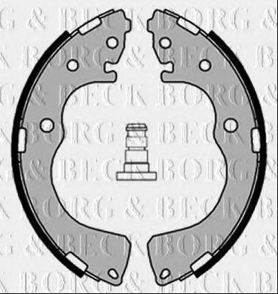 Комплект тормозных колодок BORG & BECK купить