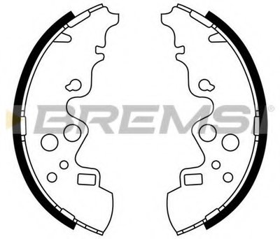 Комплект тормозных колодок BREMSI купить