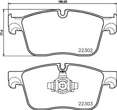 Колодки тормозные (передние) Land Rover Range Rover Velar 2.0/3.0 17- (Teves) Q+