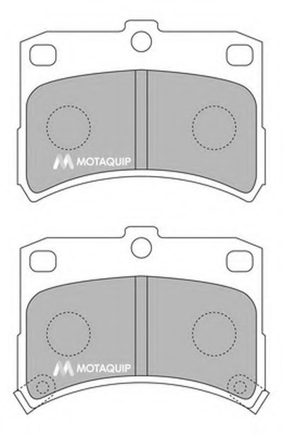Комплект тормозных колодок, дисковый тормоз MOTAQUIP купить