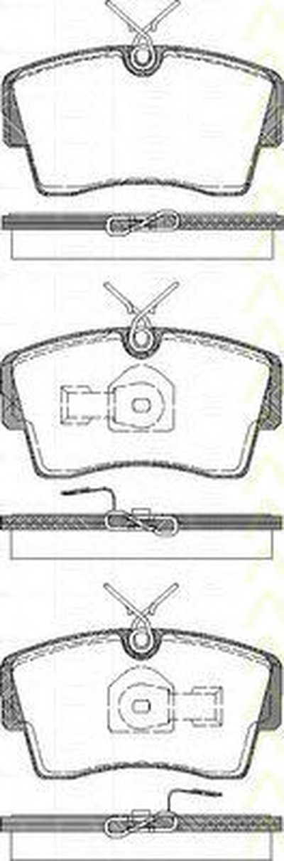 Комплект тормозных колодок, дисковый тормоз TRISCAN купить