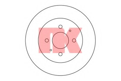 Тормозной диск NK купить