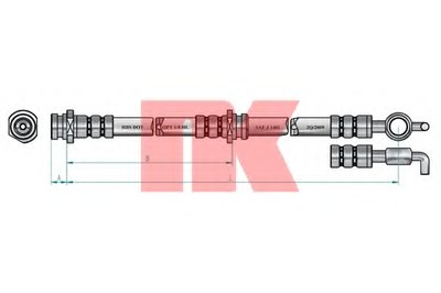 Тормозной шланг NK купить