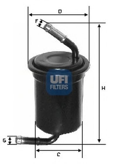 Топливный фильтр UFI купить