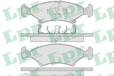 Комплект тормозных колодок, дисковый тормоз LPR купить
