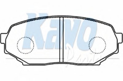 Комплект тормозных колодок, дисковый тормоз MK KASHIYAMA KAVO PARTS купить