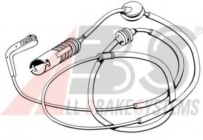 Сигнализатор, износ тормозных колодок A.B.S. купить