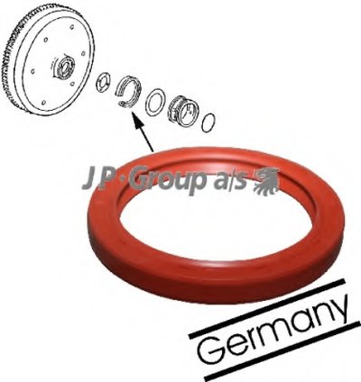 Уплотняющее кольцо, коленчатый вал DPH JP GROUP купить