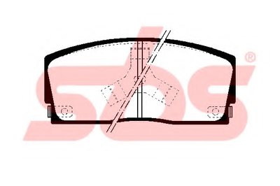 Комплект тормозных колодок, дисковый тормоз sbs купить