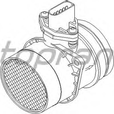 Расходомер воздуха TOPRAN купить
