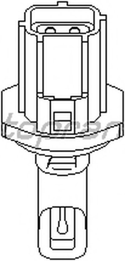 Датчик, температура впускаемого воздуха TOPRAN купить