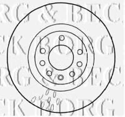 Тормозной диск BORG & BECK купить