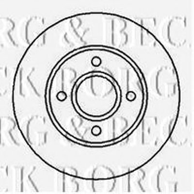 Тормозной диск BORG & BECK купить