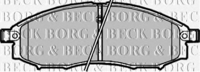 Комплект тормозных колодок, дисковый тормоз BORG & BECK купить