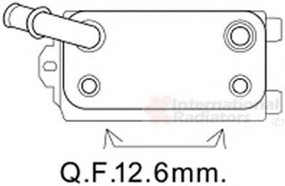 масляный радиатор, двигательное масло VAN WEZEL купить