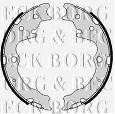 Комплект тормозных колодок BORG & BECK купить