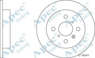 Тормозной диск APEC braking купить