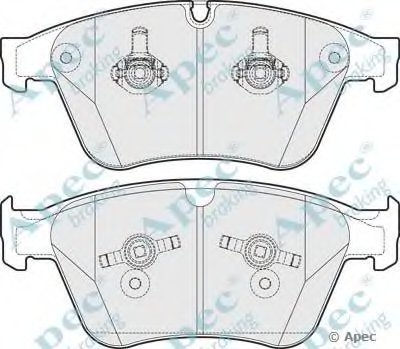 Комплект тормозных колодок, дисковый тормоз APEC braking купить