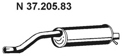 Глушитель выхлопных газов конечный EBERSPÄCHER купить