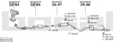 Система выпуска ОГ BOSAL купить