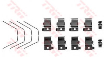 Комплектующие, колодки дискового тормоза TRW купить