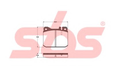 Комплект тормозных колодок, дисковый тормоз sbs купить