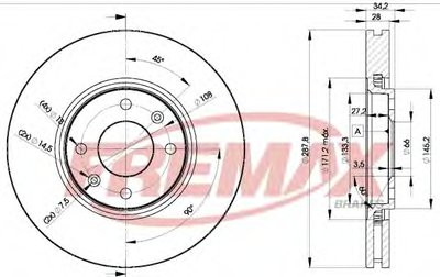 Тормозной диск Premium Carbon + FREMAX купить