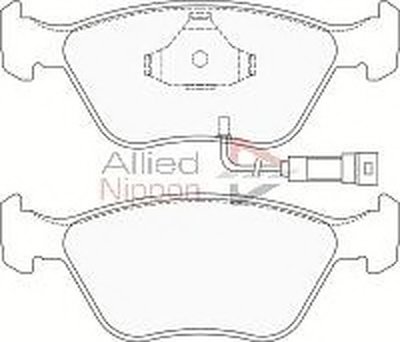 Комплект тормозных колодок, дисковый тормоз ANL Braking COMLINE купить