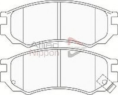 Комплект тормозных колодок, дисковый тормоз ANL Braking COMLINE купить