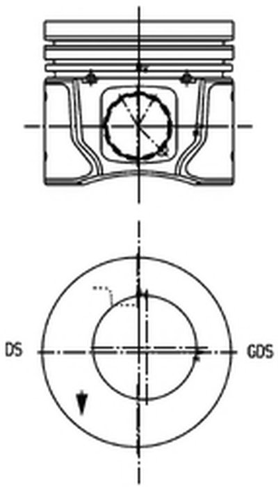 Поршень KOLBENSCHMIDT купить