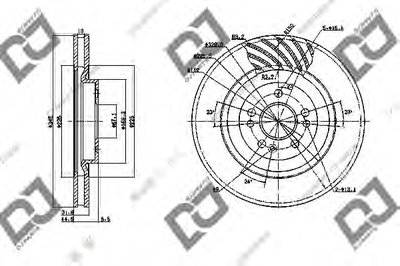 Тормозной диск DJ PARTS купить