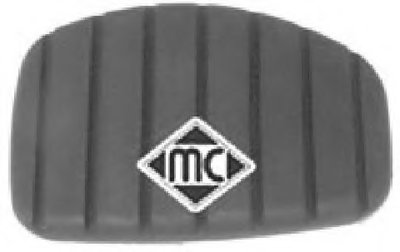Педальные накладка, педаль тормоз Metalcaucho купить