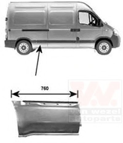 Боковина VAN WEZEL купить