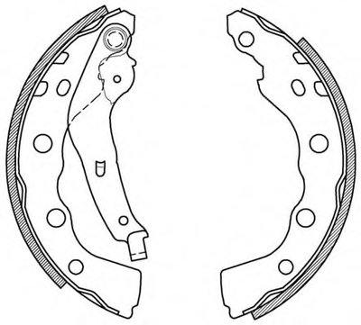 Комплект тормозных колодок ADVANCE OPEN PARTS купить