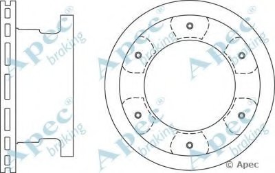Тормозной диск APEC braking купить