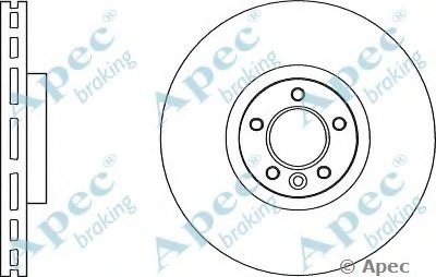 Тормозной диск APEC braking купить