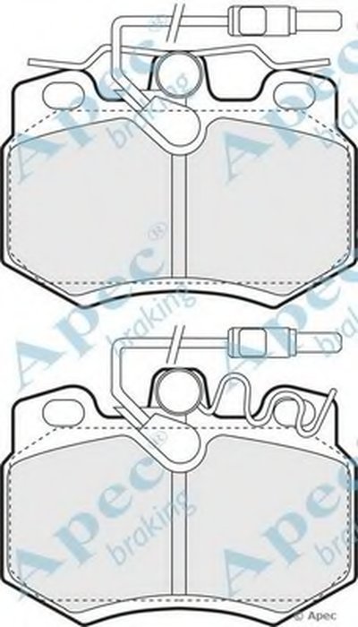 Комплект тормозных колодок, дисковый тормоз APEC braking купить