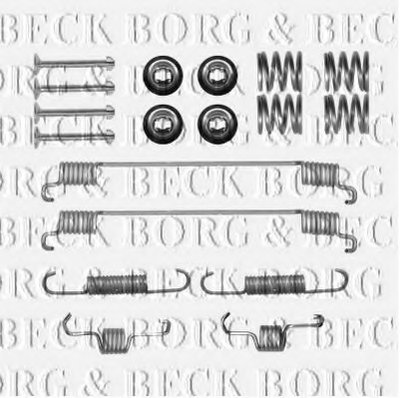 Комплектующие, колодки дискового тормоза BORG & BECK купить