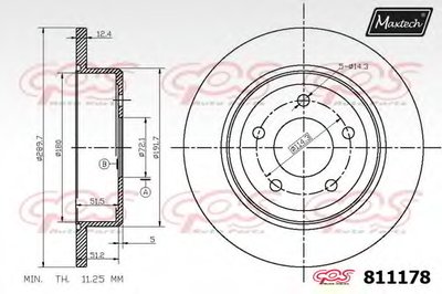 Тормозной диск R+ (Regular Plus) MAXTECH купить