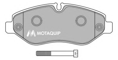 Комплект тормозных колодок, дисковый тормоз MOTAQUIP купить