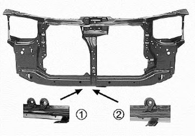 Облицовка передка VAN WEZEL купить