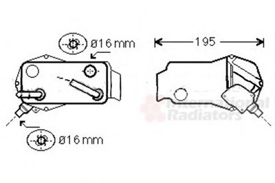 Радиатор масляный АКПП BMW 1(E81-88)/3(E90-93) 1.6-3.0D 04-15 (теплообменник) M47/N43/N45/N46/N47