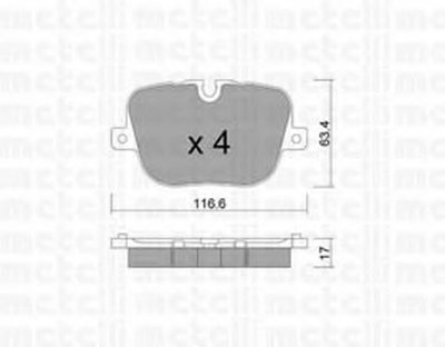 Колодки тормозные (задние) Land Rover Range Rover III/Sport I/II 09-