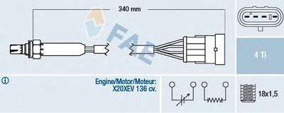 Лямда-зонд FAE купить