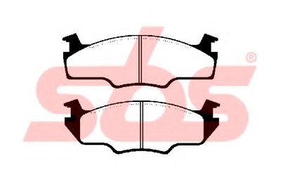 Комплект тормозных колодок, дисковый тормоз sbs купить