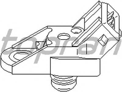 Датчик, давление во впускном газопроводе TOPRAN купить