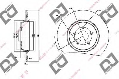 Тормозной диск DJ PARTS купить