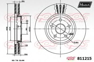 Тормозной диск R+ (Regular Plus) MAXTECH купить